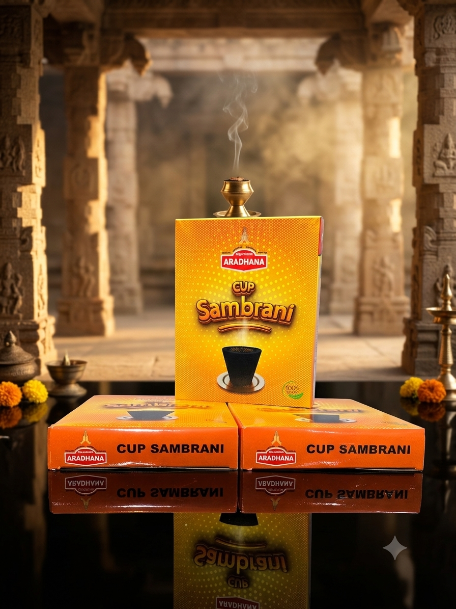 Aradhana Cup Sambrani - 3pcs