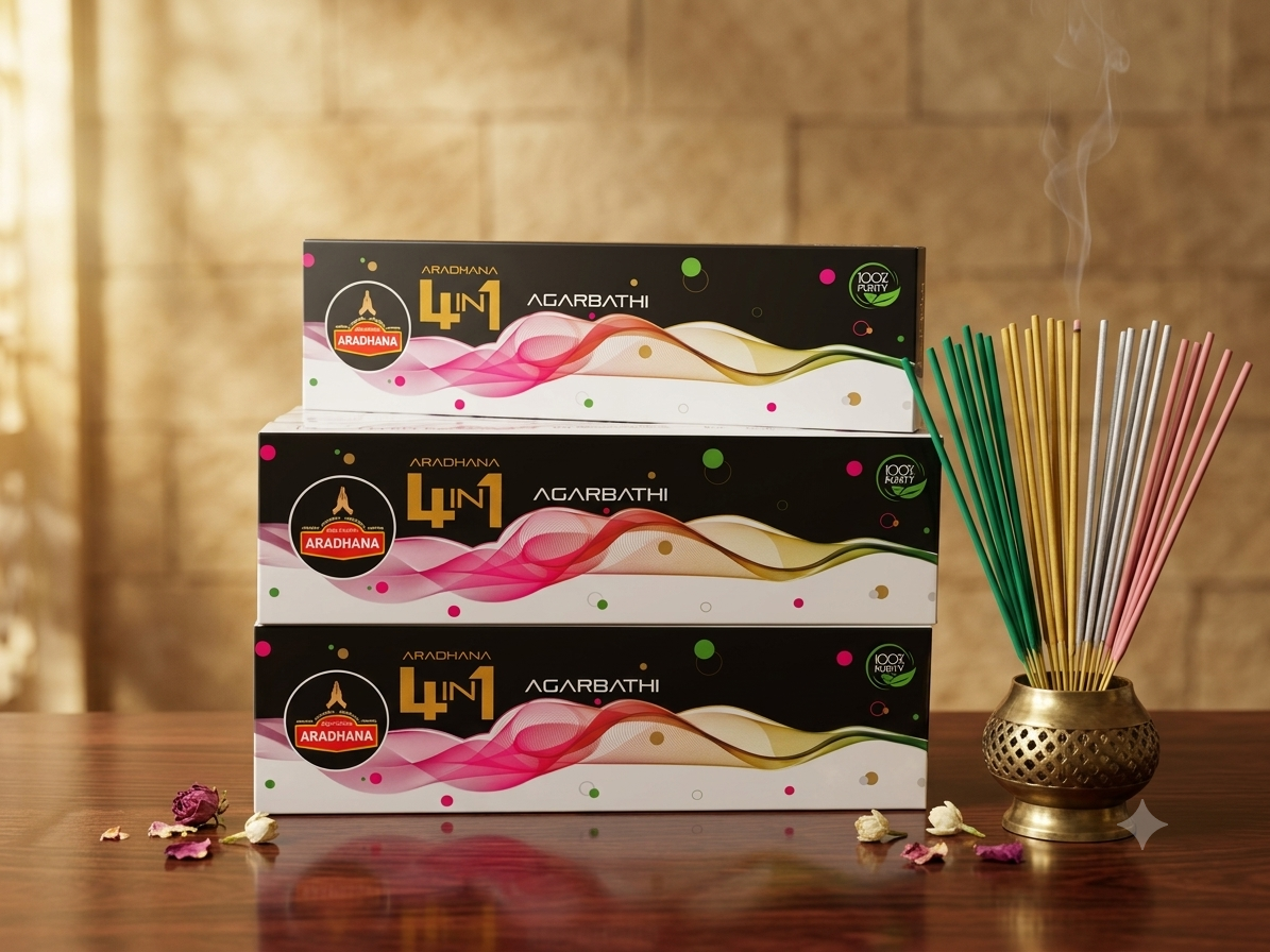 Aradhana Agarbathi 4 in 1-Doz
