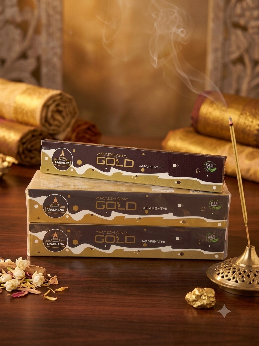 Aradhana Agarbathi Gold-10Rs Doz