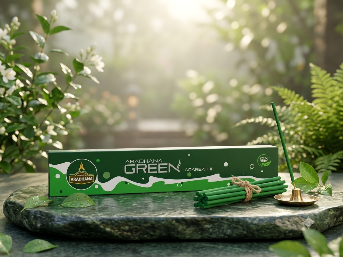 Aradhana AgarbathI Green-10Rs