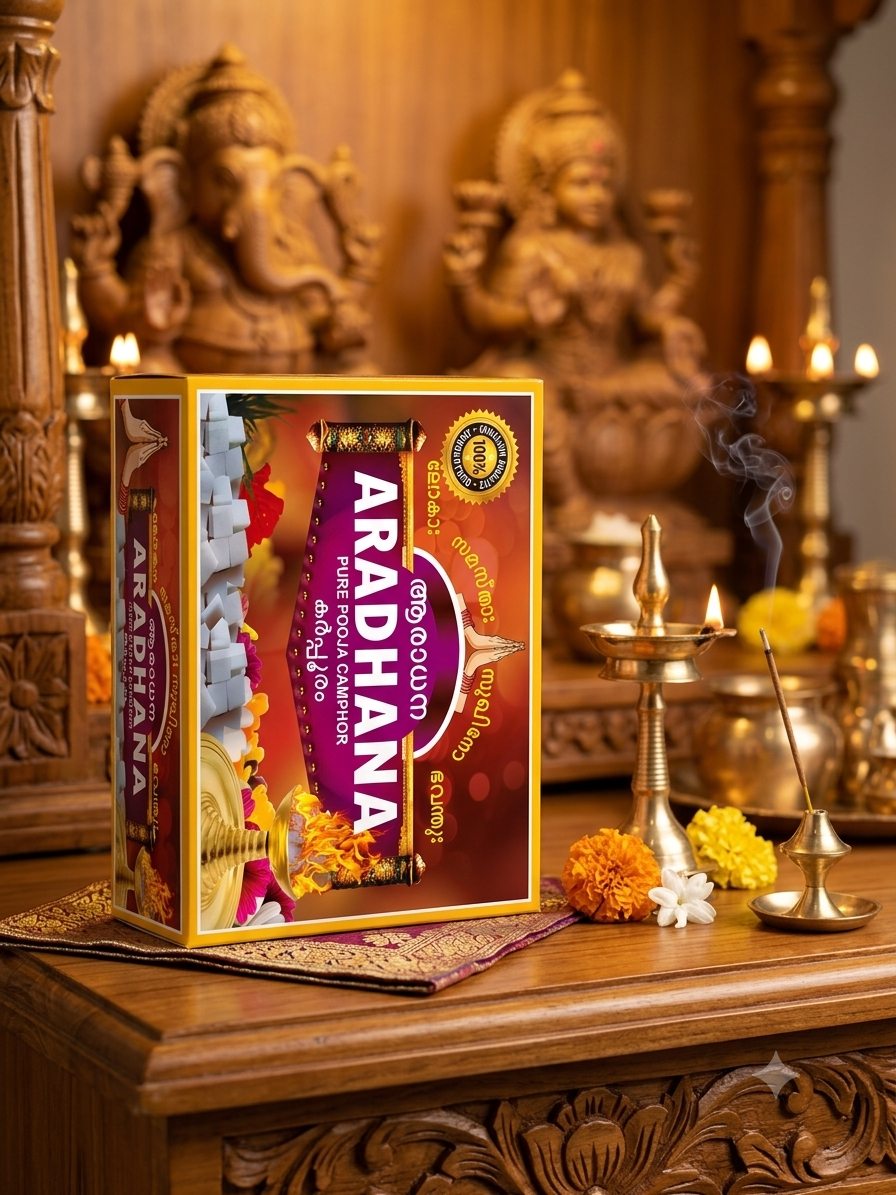 Aradhana Camph Box 10gmx50-500gm