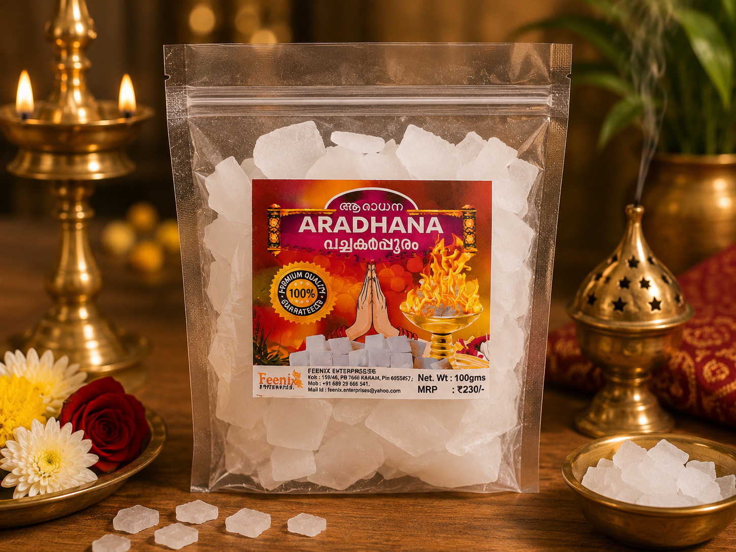 Aradhana Camph Pacha Pouch-100gm
