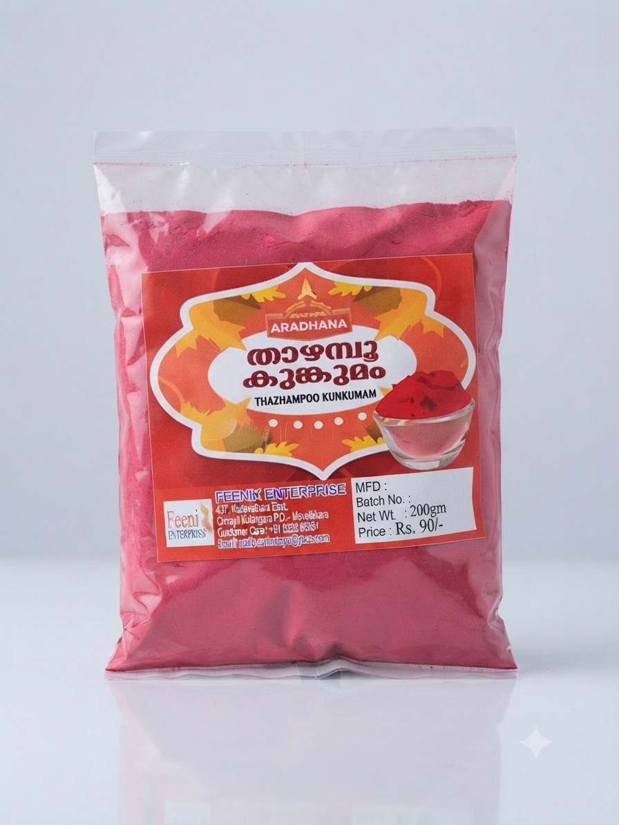 Aradhana THAZHAMBU RED 200gm Pouch
