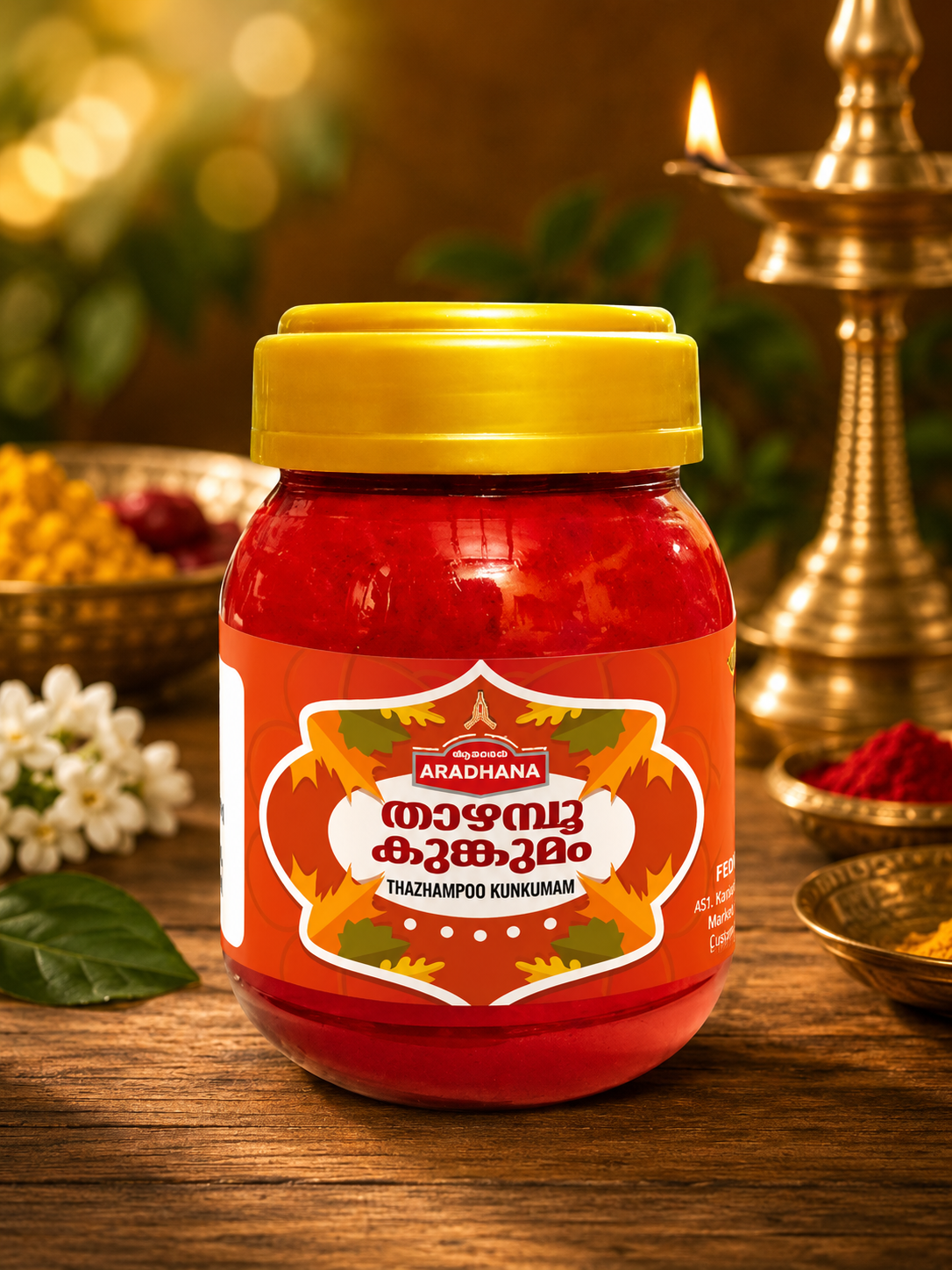 Aradhana THAZHAMBOO RED 50gm bottle