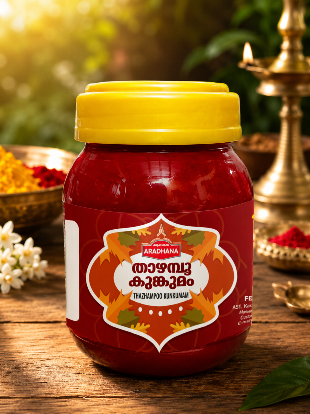Aradhana THAZHAMBU MAROON 50gm BOTTLE