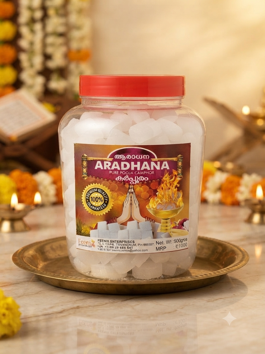 Aradhana Camph Bottle-500gm