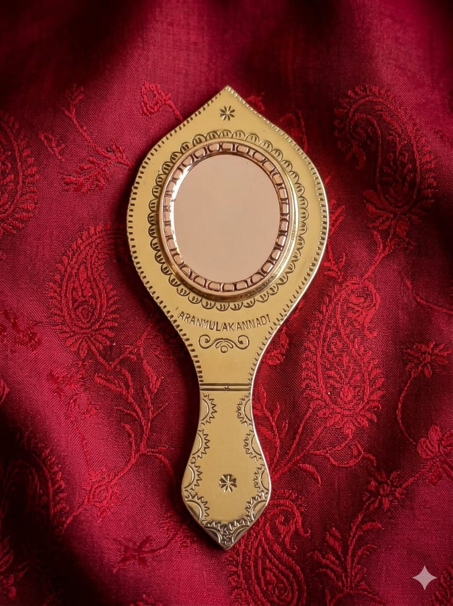 Aranmula Kannadi Traditional Oval wall hanging